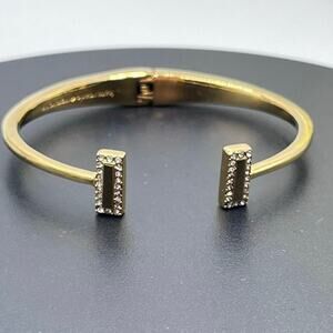 Kate Spade New York Raise the Bar Pave Ends Hinged Bangle Bracelet